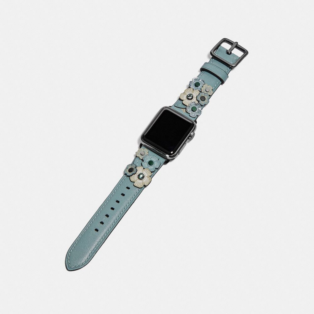 COACH Apple Watch® Strap With Crystal Tea Rose