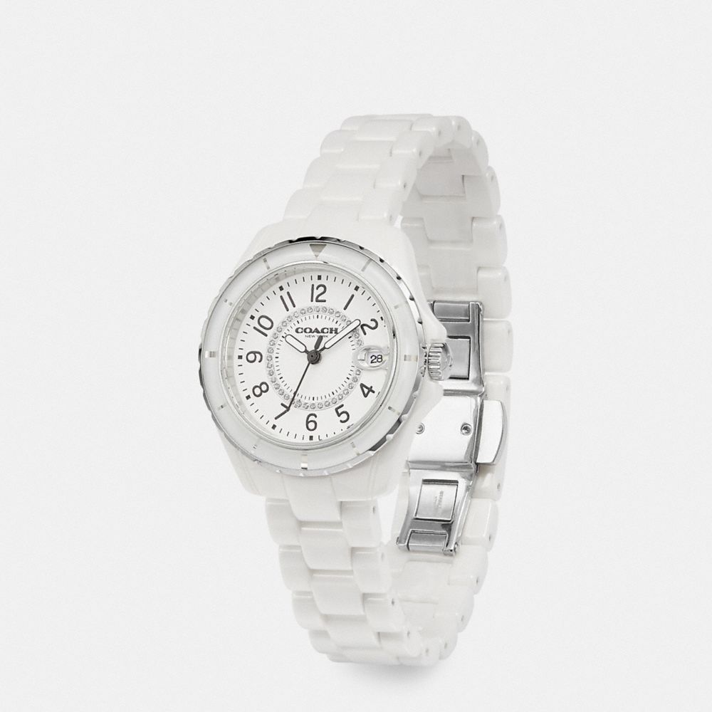 white sport watch women's