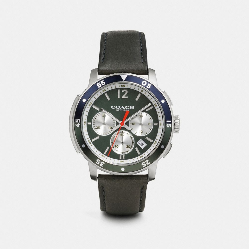 coach men's bleecker watch