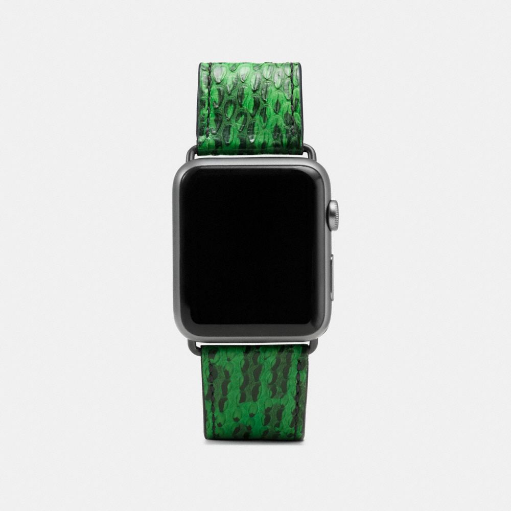 COACH: Apple Watch® Strap In Snakeskin